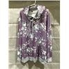 Image 1 : Ladies Floral Lightweight Hoodie (XXL)