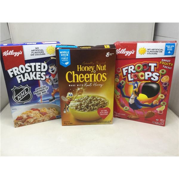 Lot of Assorted Cereal