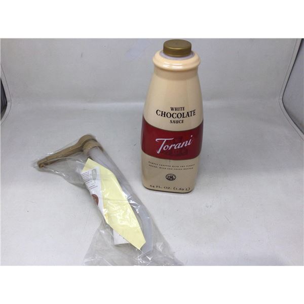 Torani-White Chocolate Sauce and Pump