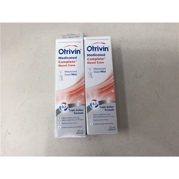 Otrivin Medicated Complete Nasal Care (2 x 20ml)