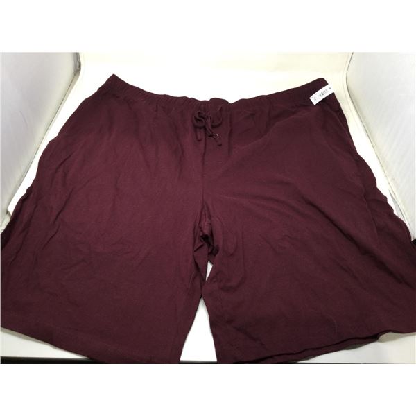 Burgundy Athleisure Shorts (3xl)