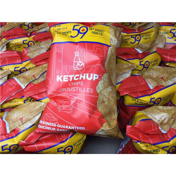 Case of 59th Street Ketchup Potato Chips (30 x 60g)