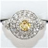 Image 1 : Silver Citrine Cz(2.9ct) Rhodium Plated Ring (~weight 4.1g), Suggested Retail Value $250 (Estimated 