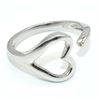 Image 3 : Silver Heart Rhodium Plated Ring (~weight 2.5g), Suggested Retail Value $150