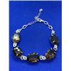 Image 3 : Natural Smokey Quartz 36.10 Carat Oval Cut Gemstone Bracelet, stamped 925 Silver certificate Value $