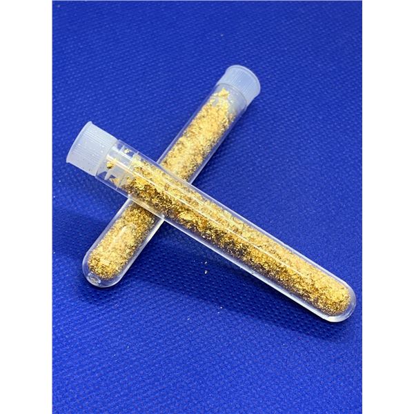 Lot of 2 Vials Gold Flake