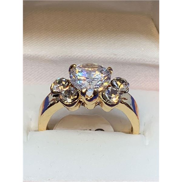 Ladies Brilliant Cut Solitaire Dress Ring