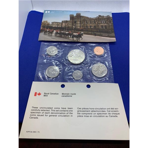Royal Canadian Mint Proof Sealed 1978 Coin Set with certificate and envelope