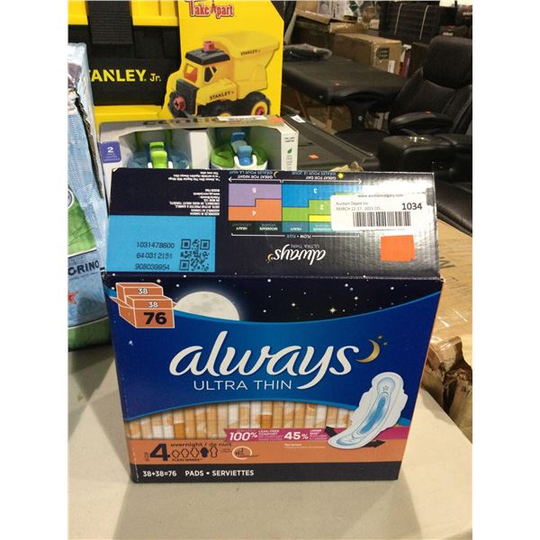 Always Ultra Thin Pads Size 4Â 