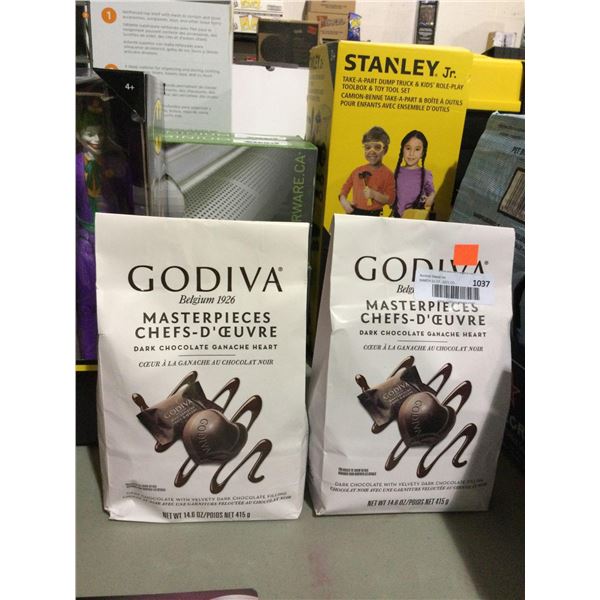 Godiva Masterpieces Belgium Dark Chocolate (415g) Lot of 2Â 