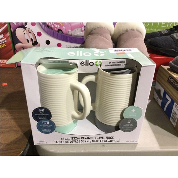ElloÂ Ceramic Travel Mugs 2-PackÂ 
