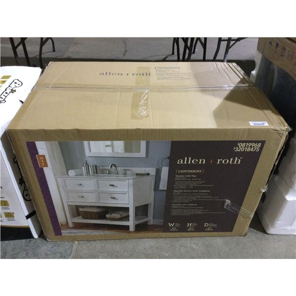 Allen Roth Vanity w/ Top (36in W x 35in H x 22in D)Â 
