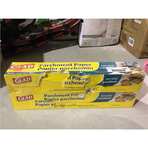 Glad Parchment Paper (200sq ft) Lot of 2Â 