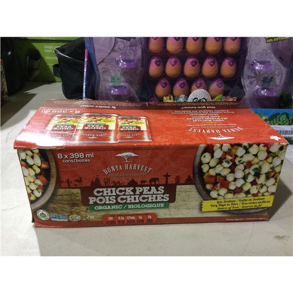 Dunya Harvest Organic Chick Peas (8 x 398mL)