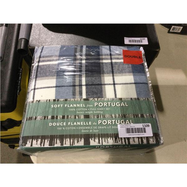 Portugal Full Size Soft Flannel Sheet SetÂ 