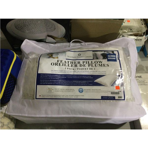 Northern Feather Canada Queen Size Feather PillowÂ 