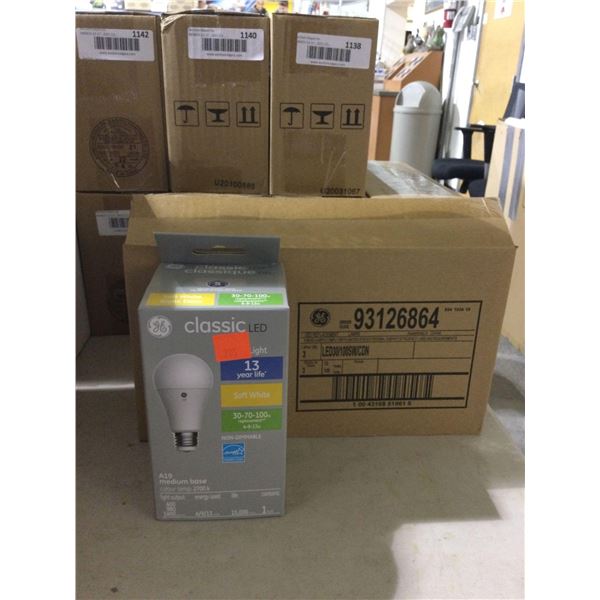 Case of 3 GE Lighting Classic LED A19 BulbsÂ 