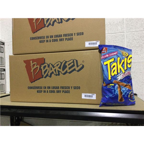 Case of Takis Blue Flame Rolled Tortilla Chips (12 x 280g)