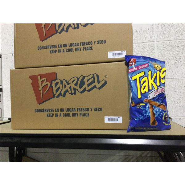 Case of Takis Blue Flame Rolled Tortilla Chips (12 x 280g)