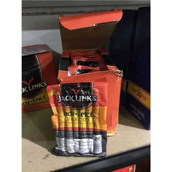 Case of Jack Link Hot Snack SticksÂ 