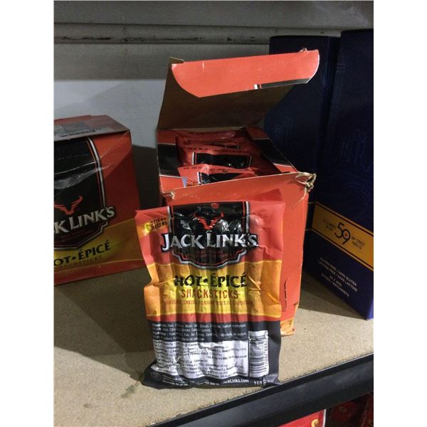 Case of Jack Link Hot Snack Sticks