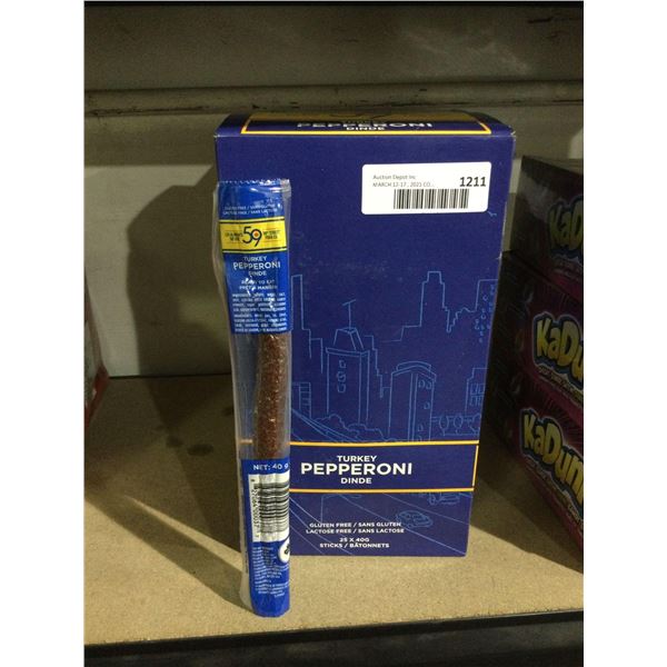 59th Street Turkey Pepperoni Sticks (25 x 40g)
