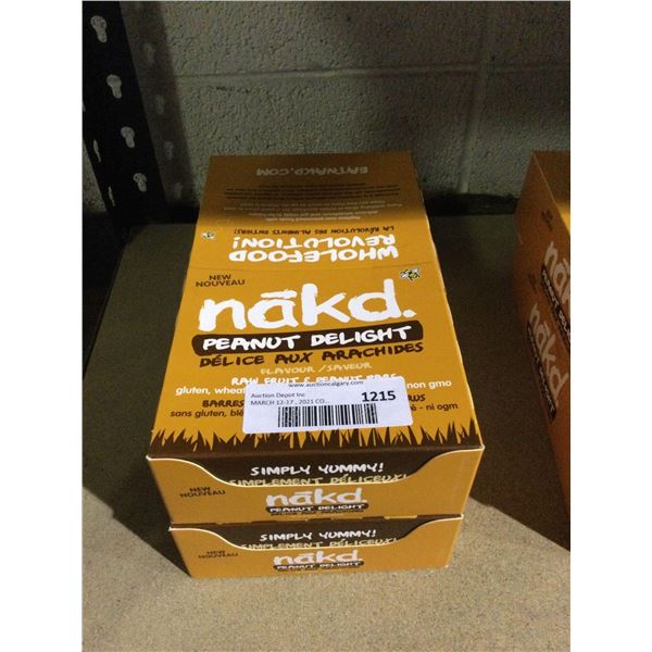 Nakd Peanut Delight Bars (18 x 35g) Lot of 2Â 