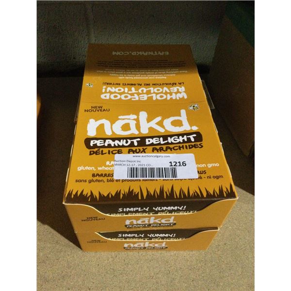 Nakd Peanut Delight Bars (18 x 35g) Lot of 2