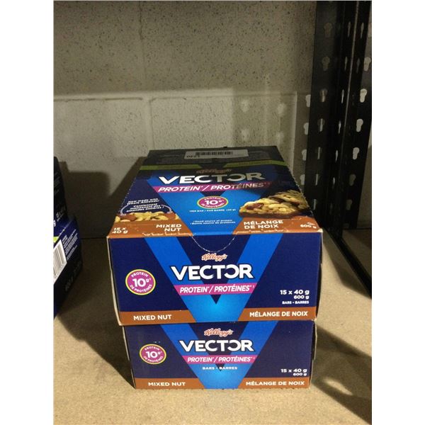 Kellogs Vector Mixed Nut Protein Bars (600g) Lot of 2