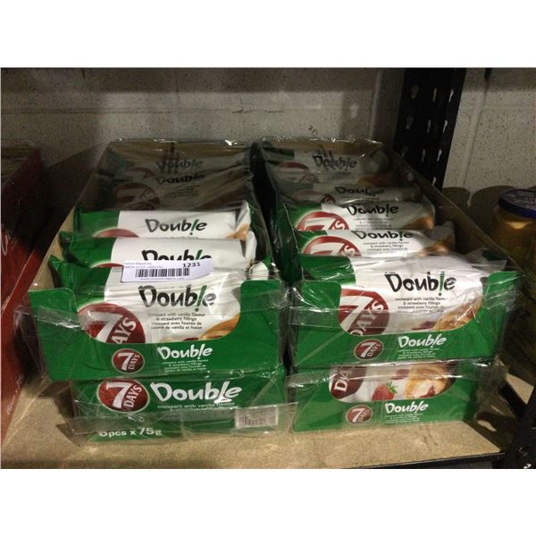 7 Days Vanilla Strawberry Filled Croissants Lot of 4