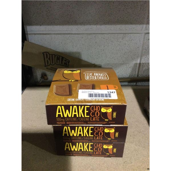 Stay Awake Chocolate (12 x 33g) Lot of 3