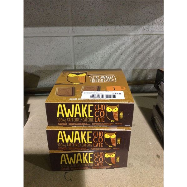 Stay Awake Chocolate (12 x 33g) Lot of 3