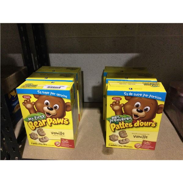 Bear Paws Vanilla Cookies (6 x 150g)Â 