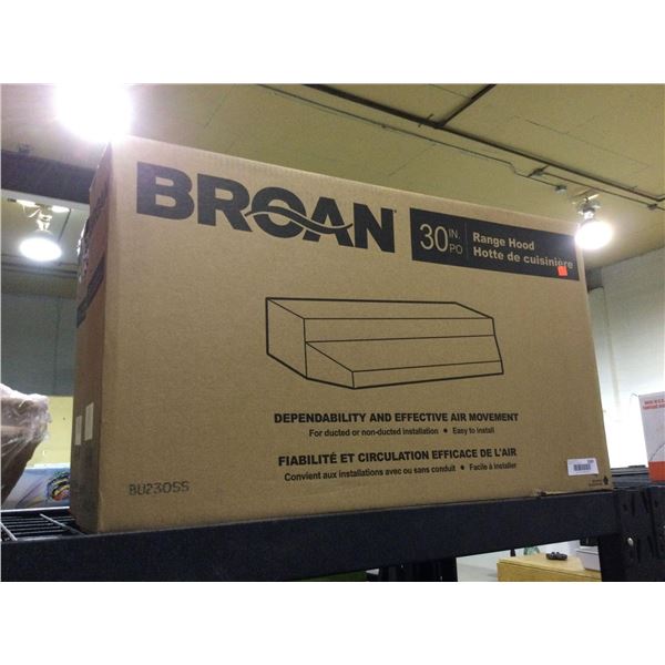 BroanÂ 30in Range HoodÂ 