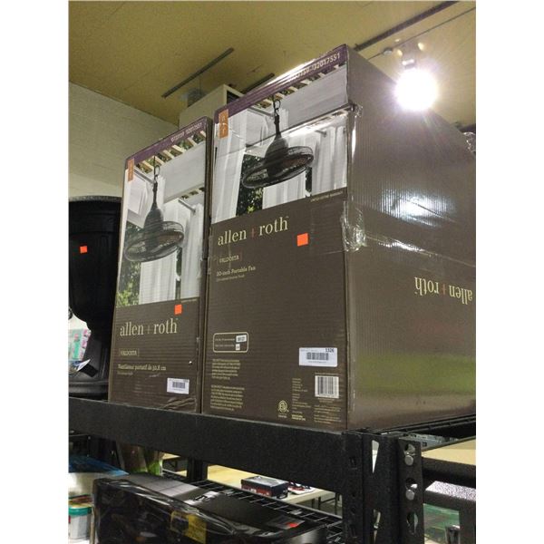 Allen Roth Valdosta 20in Portable Fan