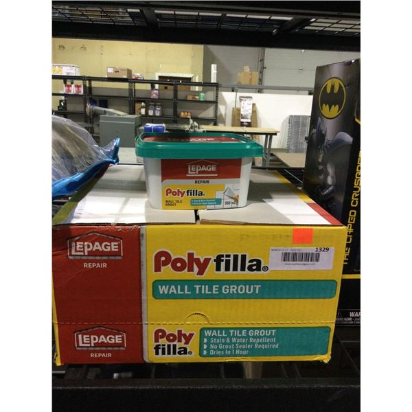 Case of Poly Filla Wall Tile Grout (8 x 900mL)Â 