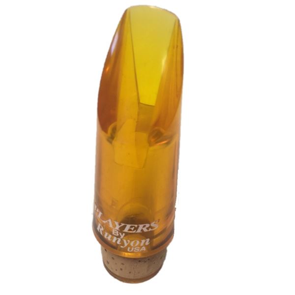 Players by Runyon Orange Clarinet Mouthpiece