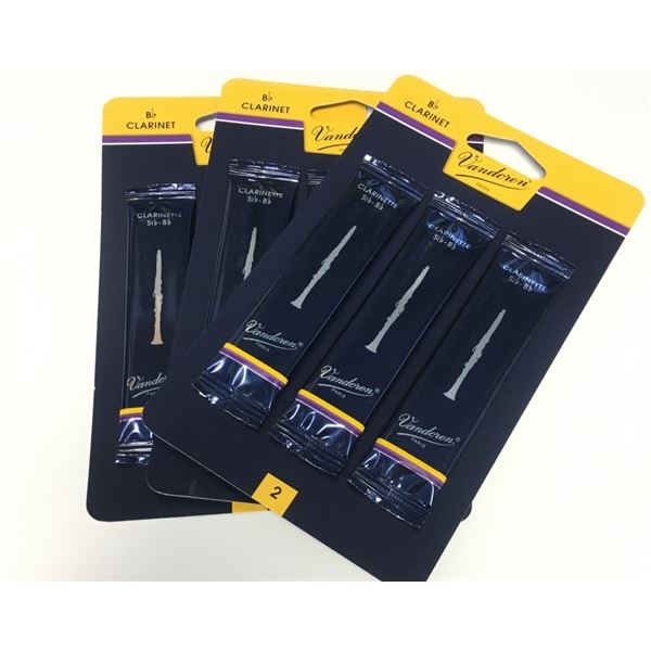 Reeds - NINE Vandoren  2  Bflat Clarinet