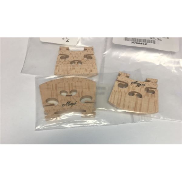 Menzel Violin Bridges for 1/4, 1/2 and 4/4 Violins