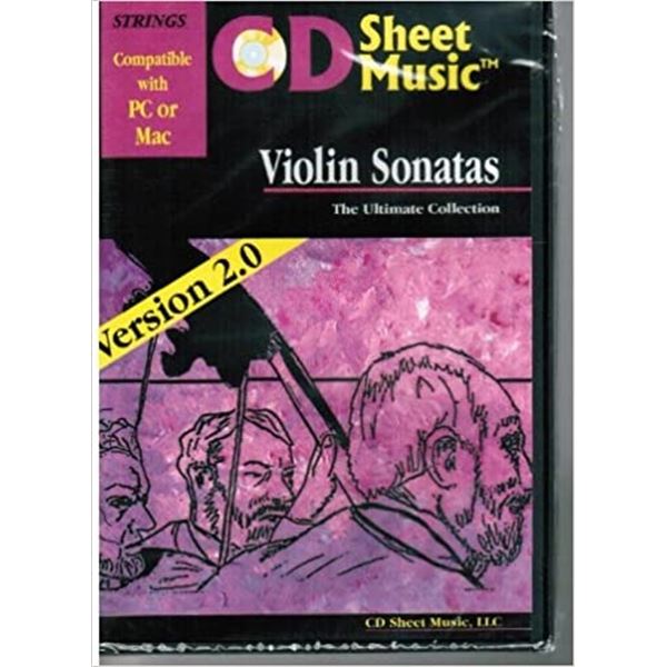 Violin Sonatas: The Ultimate Collection Sheet music on CD