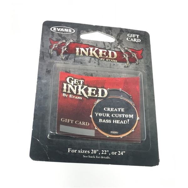 Get Inked Create Your Own Custom Bass Head  - size 20", 22" or 24"