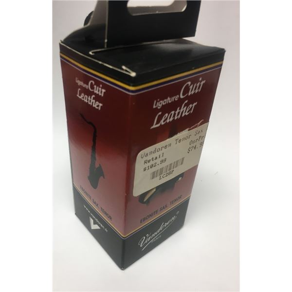Vandoren Tenor Sax Ligature and Cap - Leather