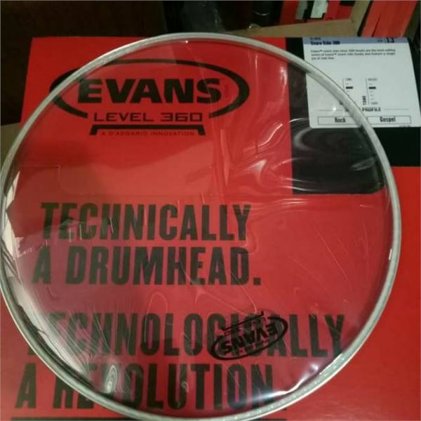 Evans 13" Clear Snare side 300 S13h30