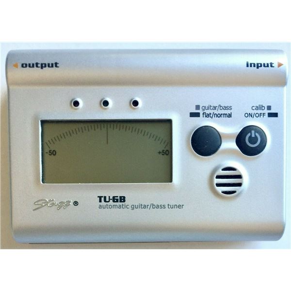 Stagg Tu-gb SL Automatic Guitar and Bass Instrument Tuner Silver