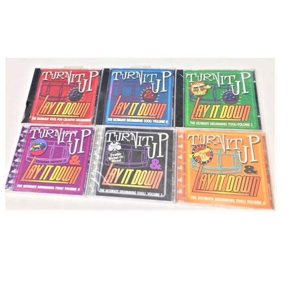 Play-Along CDs for Drummers ENTIRE 6 CD Set