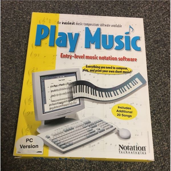 Play Music Entry-Level Music Notation Software