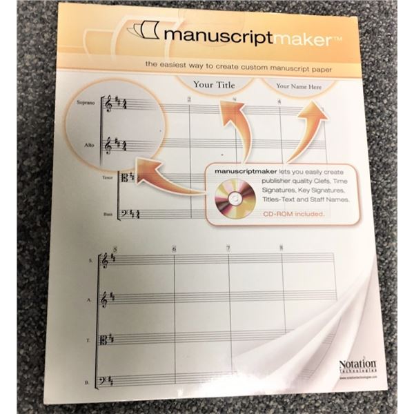 Manuscript Maker - CD-ROM