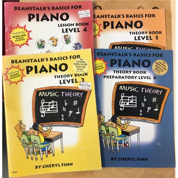 FOUR Beanstalk Piano Books