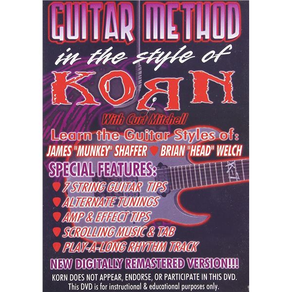 Guitar Method: In the Style of Korn  (DVD)