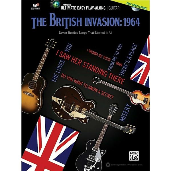 Alfred The British Invasion 1964 Ultimate Easy Guitar Play-Along (Book & DVD